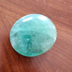 Green flourite palmstone